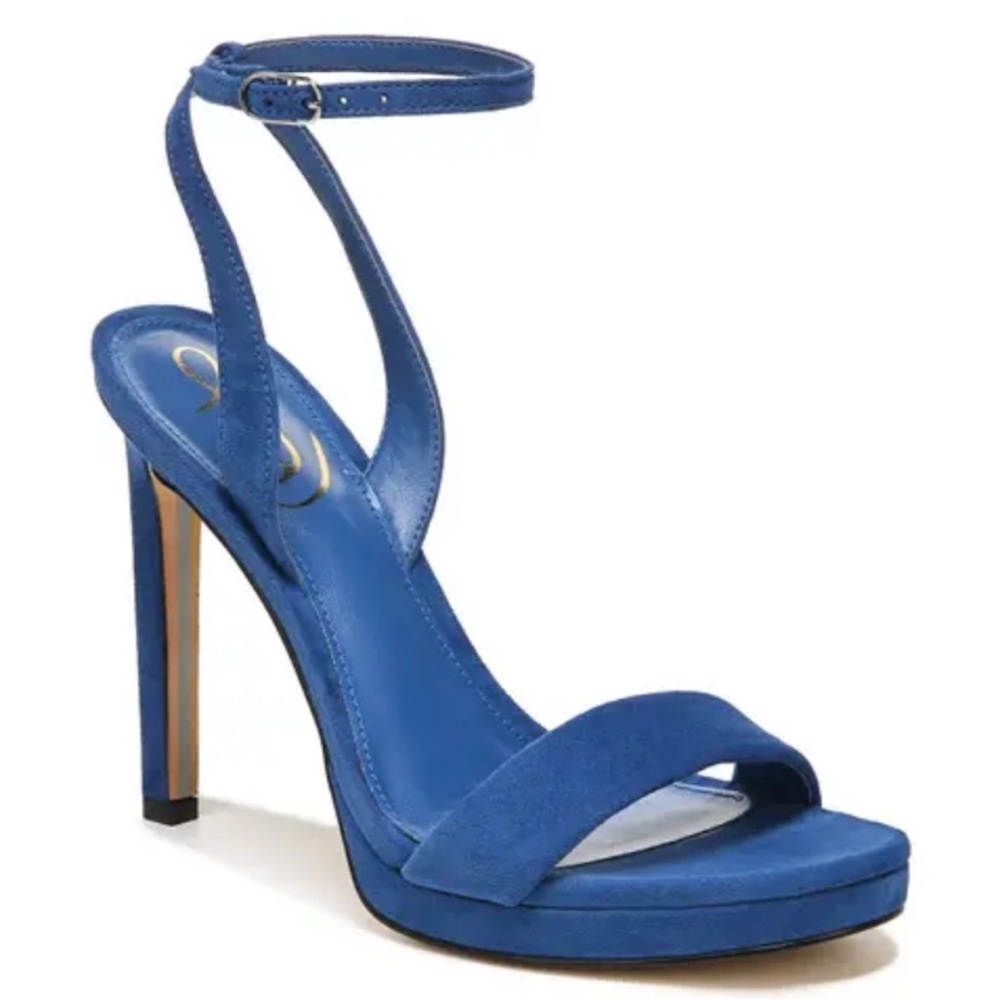 Sam Edelman Blue Suede - Jade Women's Sandal Heels